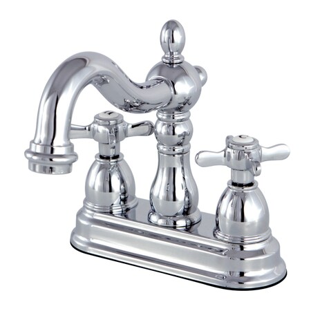 Kingston Brass KS1601BEX 4" Centerset Bathroom Faucet, Polished Chrome KS1601BEX